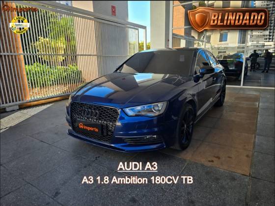 AUDI A3 1.8 TFSI SEDAN AMBITION 16V 180CV GASOLINA 4P AUTOMÁTICO AUDI A3 1.8 TFSI SEDAN AMBITION 16V 180CV GASOLINA 4P AUTOMÁTICO